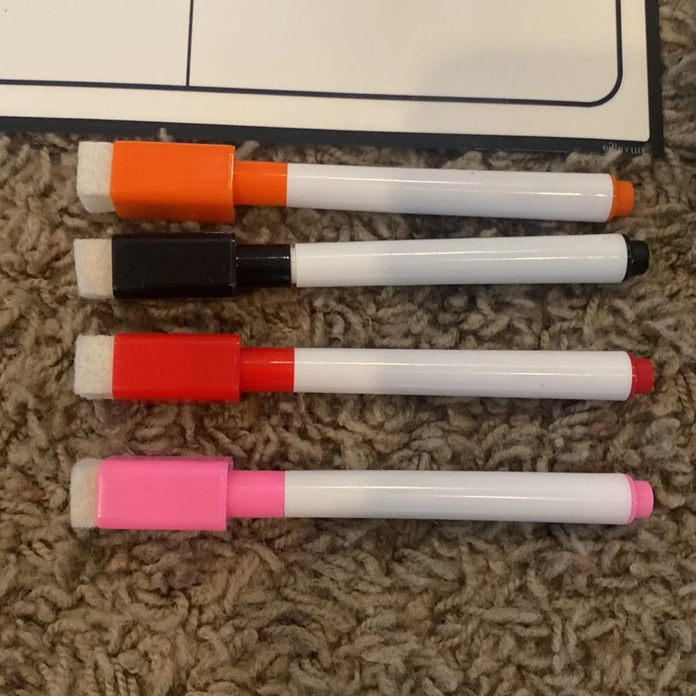 Used Once Magnetic Dry Erase Agenda